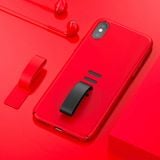  Ốp lưng tích hợp Ring Holder chống rớt Baseus Little Tail Case LV225 cho iPhone X (Ultra Thin Hard PC Silicone) 