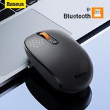  Chuột không dây Bluetooth 2.4GHz Baseus F01B Tri-Mode Wireless Mouse Baby cho Laptop/Macbook/iPad/Tablet (1600dpi, 3 in 1 Wireless Mode 2.4GHz/Bluetooth 5.0/BT3.0) 