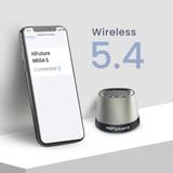  Loa Bluetooth Di Động HiFuture MEGA S 5W (Bluetooth v5.4, Built-in Phone Holder, 7.5W-15W Wireless Charging, MagSafe-compatible, TWS Mode, Crystal Clear Audio, 600mAh, Lag-free Audio Streaming) 