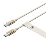  Cáp Sạc Nhanh C to C ROCK R18 100W (1M, Metal Braided) 