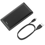  Pin dự phòng sạc nhanh Baseus Mini JA 3A Fast Charge Power Bank 30,000mAh cho Smartphone/ Tablet/ Laptop/ Macbook (15W PD Fast charge, 2Port USB+ Type C) 