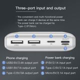  Pin dự phòng sạc nhanh Baseus Mini JA 3A Fast Charge Power Bank 30,000mAh cho Smartphone/ Tablet/ Laptop/ Macbook (15W PD Fast charge, 2Port USB+ Type C) 