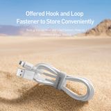  Cáp sạc nhanh, siêu bền Baseus Mini White dùng cho Smartphone/ Tablet (Type C/ Lightning/ Micro, Quick Charging  Sync Data TPE Cable) 