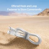  Cáp sạc nhanh, siêu bền Baseus Mini White dùng cho Smartphone/ Tablet (Type C/ Lightning/ Micro, Quick Charging  Sync Data TPE Cable) 