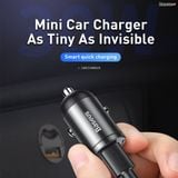  Tẩu sạc nhanh 30W Baseus Tiny Star Gen4 PD/QC 3.0 dùng cho xe hơi ( USB/ Type-C, PPS/PD/QC3.0 Quick Charge, Car Adapter) 