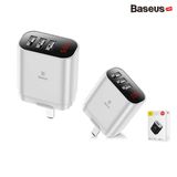  Bộ sạc đa năng Baseus Baseus Mirror Lake 3 cổng sạc ( 3 Ports USB, LED Intelligent Digital Display,  3.4A Fast Charging) 