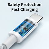  Cáp Sạc Nhanh C to C ROCK R6 100W (2M, 5A, Nylon Braided) 