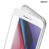  Bộ 02 kính cường lực full màn hình dùng cho iPhone 7/8/Plus Baseus 0.23mm Curved-screen Tempered Glass screen protector (02 Pcs/set, PET Soft Edge, Crack-resistant edges ) 