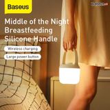  Đèn ngủ pin sạc mini Baseus Moon White Series - Knob Stepless Dimming (1800mAh, Điều chỉnh cường độ và Tone màu ánh sáng, Portable Lamp) 