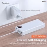  Pin dự phòng sạc nhanh Baseus Mulight PD/QC 3.0 Quick Charge cho Smartphone/ Tablet/ Macbook ( 20000mAh / 30000mAh, 18W / 33W PD  QC3.0 , 4*Port USB+ Type C in/out, LED Display) 