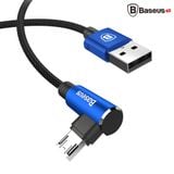  Cáp sạc nhanh và truyền dữ liệu siêu bền Baseus MVP Micro USB LV147 ( Đầu L góc 90 độ, Micro USB 2 chiều, thiết kế cải tiến dành cho Game Thủ ) 