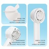  Quạt Cầm Tay Mini ROCK Mini Handheld Turbine Fan (1200mAh, 3-Speed Power, 2.5W) 