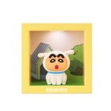 Đèn Ngủ ROCK Crayon Shinchan Photo Frame (2-Level Brightness, 300mAh, 3D Stereo Plush Doll) 