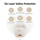  Combo Sạc Nhanh kèm Cáp C to C ROCK Ice²Cube 30W (GaN Charger, Metal Braided Cable Bundle) 