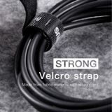  Dây Velcro (dán/ xé) dùng cố định cáp Baseus Rainbow Circle Velcro Straps  ( Reusable Cable Tie Fastening Tape Wire Organizer ) 