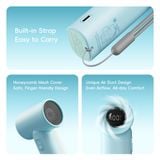 Quạt Cầm Tay Mini ROCK Crayon Shinchan Mini Handheld High-Speed Fan (5W, LED Smart Display, 6H, 9m/s Wind Speed, 5-Speed Adjustable Settings, 3000mAh, 17400RPM) 