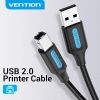  Cáp Nối Dài USB2.0 dành cho máy in VENTION COQBF (1m, USB 2.0 A Male to B Male) 