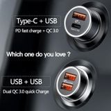  Bộ tẩu sạc nhanh đa năng Baseus Small Screw Dual-USB dùng cho xe hơi (36W, Quick Charge 3.0, 2 Ports USB Car Charger) 