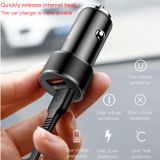  Bộ tẩu sạc nhanh đa năng Baseus Small Screw Dual-USB dùng cho xe hơi (36W, Quick Charge 3.0, 2 Ports USB Car Charger) 