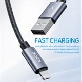  Cáp Sạc Nhanh Cho iPhone 14/15 Series ROCK Deep Indigo Series 27W/100W Fast Charge Data Cable 