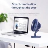  Quạt mini để bàn Baseus Ocean Fan (Pin sạc 2000mAh, 3 mức tốc độ - Mini USB Rechargeable Air Cooling Fan Clip Desk Fan) 