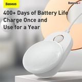  Đèn cảm ứng chuyển động thông minh Baseus Full Moon Human Body Induction Night Light (1200mAh, PIR Intelligent Motion Sensor LED Nightlight) 
