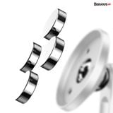  Đế giữ điện thoại bằng nam châm dùng trên xe hơi Baseus Hollow Magnetic Car Mount Holder (dán táp lô, chức năng giữ cố định dây sạc ) 