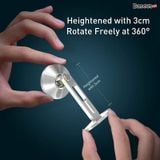  Đế giữ điện thoại bằng nam châm dùng trên xe hơi Baseus Hollow Magnetic Car Mount Holder (dán táp lô, chức năng giữ cố định dây sạc ) 