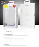  Ốp lưng trong suốt viền si màu Baseus Glitter Case LV237 cho iPhone X ( Ultra Thin Luxury Plating Plastic Case) 