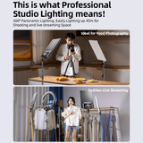  Đèn RGB Studio Streaming chuyên nghiệp Rtako AR GTB-P300T (19″ Panel Light) 
