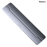  Đế tản nhiệt dạng xếp, siêu mỏng Baseus Papery Notebook Holder dùng cho cho Macbook/ Laptop (0.3cm slim, 8° Angle, Foldable, Portable Alloy Laptop Stand) 