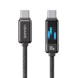  Cáp sạc nhanh USAMS SJ744 Type-C To Type-C 100W Zinc Alloy Meteor Series 