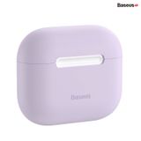  Ốp Lưng Silicone Gel Siêu Mỏng Baseus Super Thin Silica Gel Case Cho Apple AirPods 3 (0.8mm Super thin, Liquid Silica Gel, Dirt-proof and Anti-broken) 