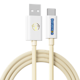  Cáp Sạc Nhanh Cho iPhone 14/15 Series ROCK Doraemon Fast Charging Cable (1M, 100W/6A, Doraemon Authentic Licensed) 