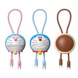  Cáp Sạc Nhanh Cho iPhone 14/15 Series ROCK Doraemon C TO C/C TO L Fast Charge & Sync Cable (Combo Pack (SMILEY X 3 + SWEETHEART X 3 + DORAYAKI X 3), 100W/27W, Doraemon Authentic Licensed) 