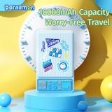  Pin Dự Phòng ROCK Doraemon P92 Dual PD20W 10000mAh Travel Series (Tích Hợp Cáp Type-C và Lightning, Doraemon Authentic Licensed) 