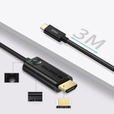  Cáp Type C sang HDMI Choetech XCH-0030 Type C to HDMI 4K@60Hz (3m, PVC Cable) 