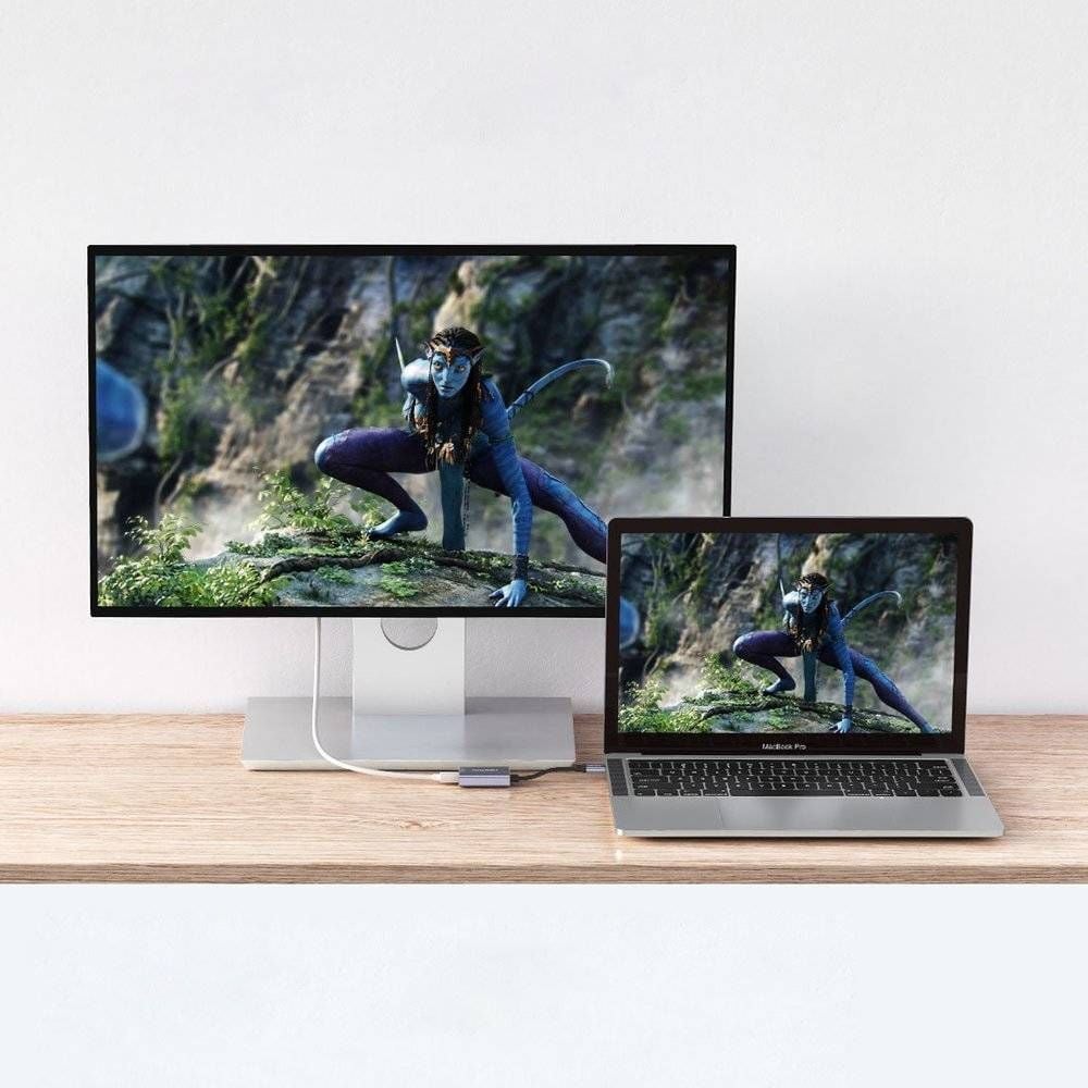  Bộ chuyển đổi Type C sang Mini DP Choetech M06 4k@60Hz Adapter (HUB-M6, USB-C to Mini Display Port  Type C PD Charging) 