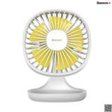  Quạt mini để bàn Baseus Baseus Pudding-Shaped Fan ( 3 mức tốc độ - Mini USB Air Cooling Fan Clip Desk Fan) 