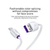  Cáp sạc Type C Baseus Purple Ring HW Super Quick Charging USB Cable cho Huawei/ Samsung/ Xiaomi (40W, 5A , Huawei Super Quick charge) 