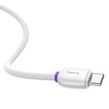  Cáp sạc Type C Baseus Purple Ring HW Super Quick Charging USB Cable cho Huawei/ Samsung/ Xiaomi (40W, 5A , Huawei Super Quick charge) 