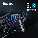  Bộ Bluetooth Receiver dùng cho xe hơi Baseus Qiyin AUX ( Car AUX 3.5mm Bluetooth Receiver/ Adapter) 