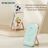  Pin Sạc Dự Phòng Không Dây Tích Hợp Nam Châm ROCK Crayon Shinchan P20/P30 (10000mAh, 20W/30W) 