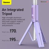  Gậy Selfie Tripod tích hợp Remote chụp hình bluetooth Baseus Traveler Bluetooth Tripod Selfie Stick (3 in1 Selfie/Video/Streaming/Tripod Stick, 10m Bluetooth Remote Control) 