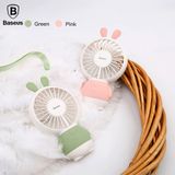  Quạt mini cầm tay có đèn hình chú Thỏ với 2 mức tốc độ Baseus LED Rabbit Fan LV077 (2-Speed Adjustable Portable Mini Hand Fans) 