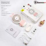  Quạt mini cầm tay có đèn hình chú Thỏ với 2 mức tốc độ Baseus LED Rabbit Fan LV077 (2-Speed Adjustable Portable Mini Hand Fans) 