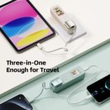  Pin Dự Phòng Kiêm Củ Sạc ROCK Crayon Shinchan with GaN 30W/20W Wall Charger 5000mAh (With Build-in Type-C Cable) 