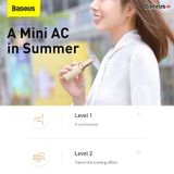  Quạt cầm tay mini Baseus Square Tube Mini Handheld Fan (8h sử dụng, 2000mAh) 