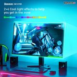  Dây Đèn LED RGB Trang Trí Baseus Cool Black USB Colorful Electronic Sports Game Light Strip Standard Version 