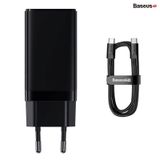  Bộ Sạc Nhanh Baseus GaN3 Pro Fast Charger 2C+U 65W  Baseus Xiaobai Type-C to Type-C 100W 